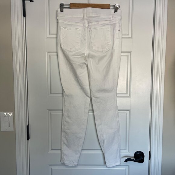 SPANX EveryWear Ankle Skinny Jeans Women's Size Medium Shapewear White Stretch - Picture 5 of 15